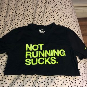 Nike “not running sucks” T-shirt
